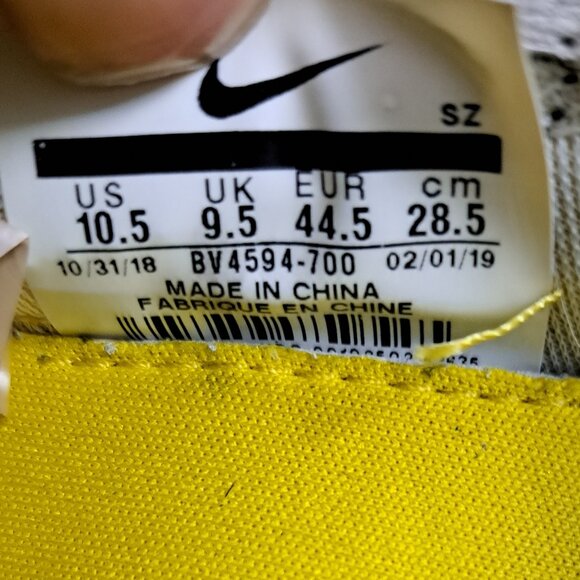 %Size 10.5 Nike Daybreak x Undercover Jun Takahashi Citron Yellow Men /  A 28 main image 13